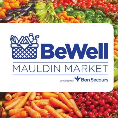 BeWell Mauldin Farmers Market. Tuesdays, June 5 to August 28, 5 to 8PM.